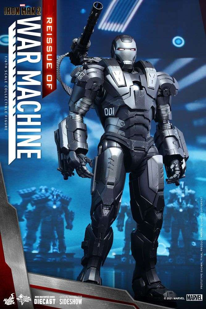 Hot Toys Iron Man 2 Movie Masterpiece Action Figure 1/6 War Machine 32 cm by LAB7 Malta, Europe