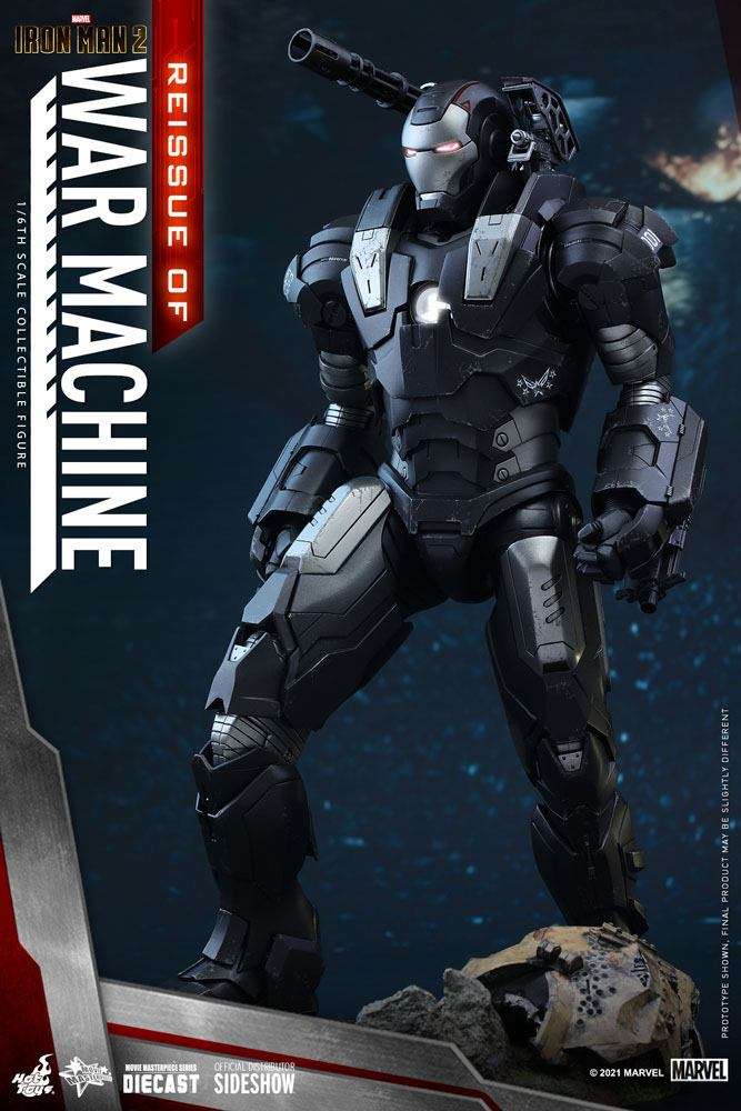 Hot Toys Iron Man 2 Movie Masterpiece Action Figure 1/6 War Machine 32 cm by LAB7 Malta, Europe