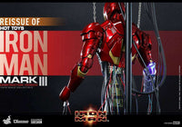Hot Toys Iron Man Movie Masterpiece Action Figure 1/6 Iron Man Mark III (Construction Version) 39 cm by LAB7 Malta, Europe