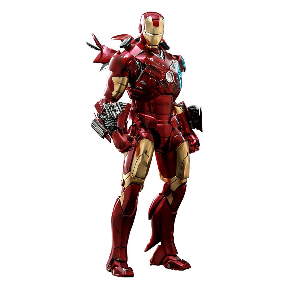 Hot Toys Iron Man Movie Masterpiece Series Diecast Action Figure 1/6 Iron Man Mark III (2.0) 32 cm by LAB7 Malta, Europe