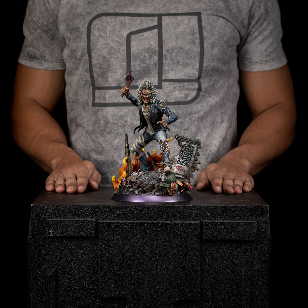 Iron Studios Iron Studios Iron Maiden Eddie 50th Anniversary Art Scale Statue 22 cm by LAB7 Malta, Europe