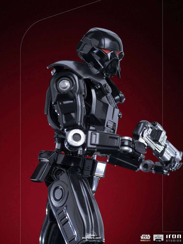 Iron Studios Iron Studios Star Wars The Mandalorian BDS Art Scale Statue 1/10 Dark Trooper 24 cm by LAB7 Malta, Europe
