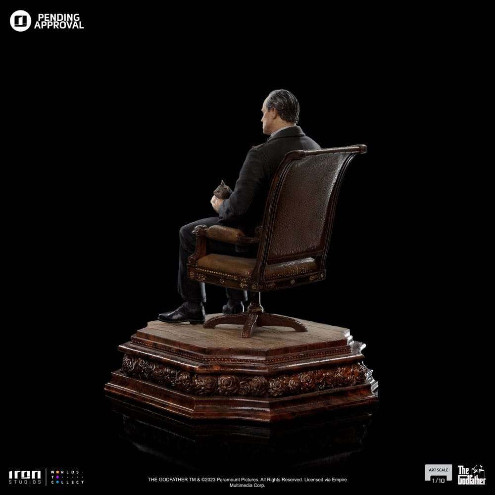 Iron Studios The Godfather Scale Statue 1/10 Don Vito Corelione 19 cm in Malta | LAB7