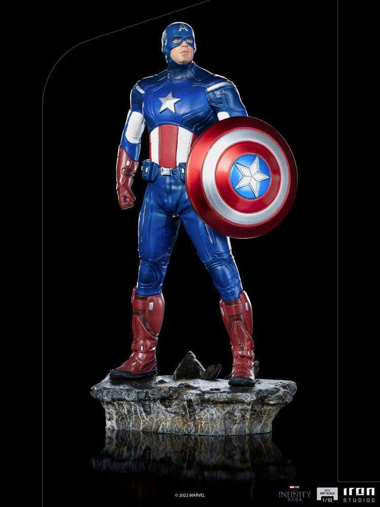 Iron Studios Iron Studios The Infinity Saga BDS Art Scale Statue 1/10 Captain America Battle of NY 23 cm by LAB7 Malta, Europe