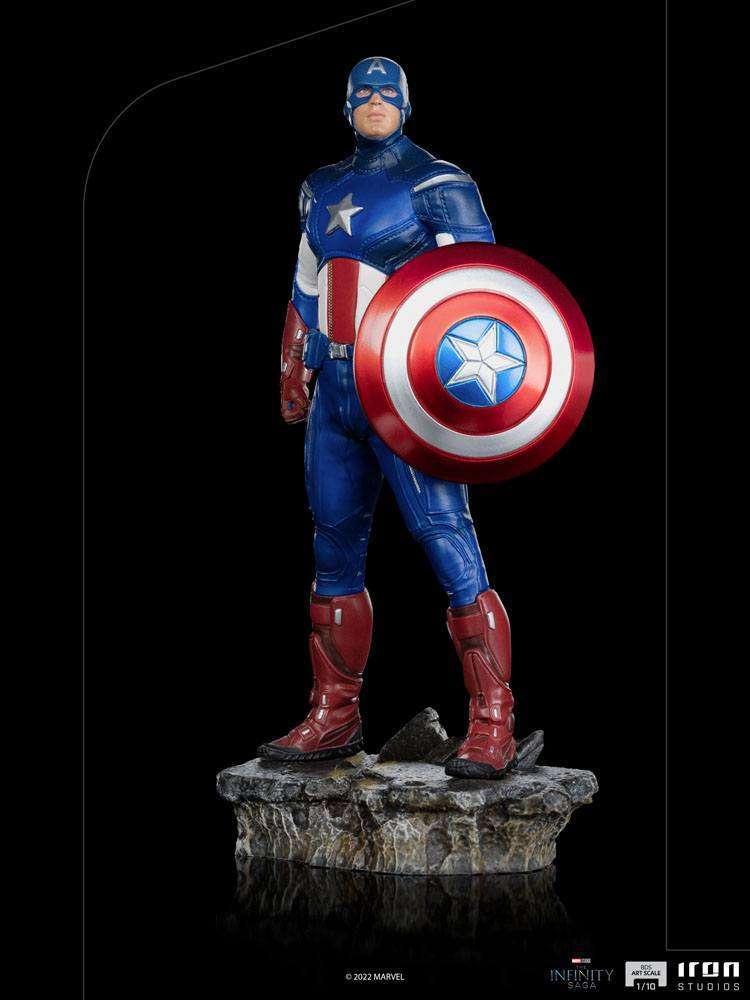Iron Studios Iron Studios The Infinity Saga BDS Art Scale Statue 1/10 Captain America Battle of NY 23 cm by LAB7 Malta, Europe