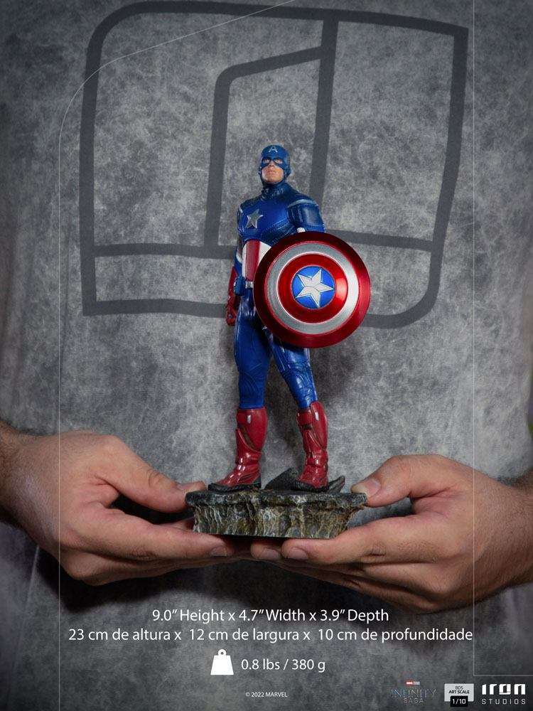 Iron Studios Iron Studios The Infinity Saga BDS Art Scale Statue 1/10 Captain America Battle of NY 23 cm by LAB7 Malta, Europe