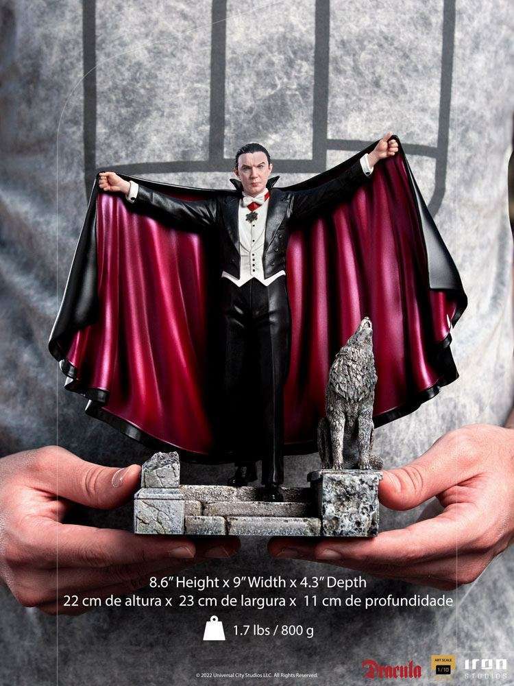 Iron Studios Iron Studios Universal Monsters Deluxe Art Scale Statue 1/10 Dracula 22 cm by LAB7 Malta, Europe