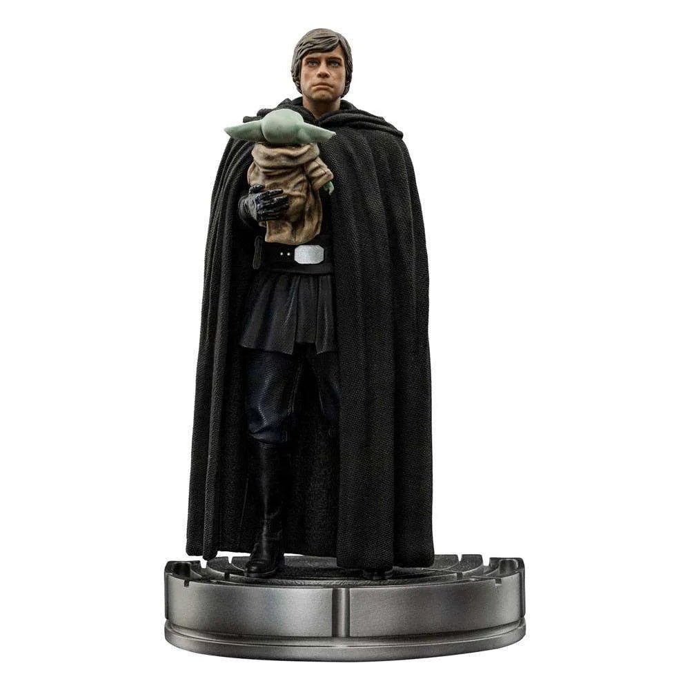 Iron Studios Wars The Mandalorian Art Scale Statue 1/10 Luke Skywalker and Grogu 21 cm by LAB7 Malta, Europe
