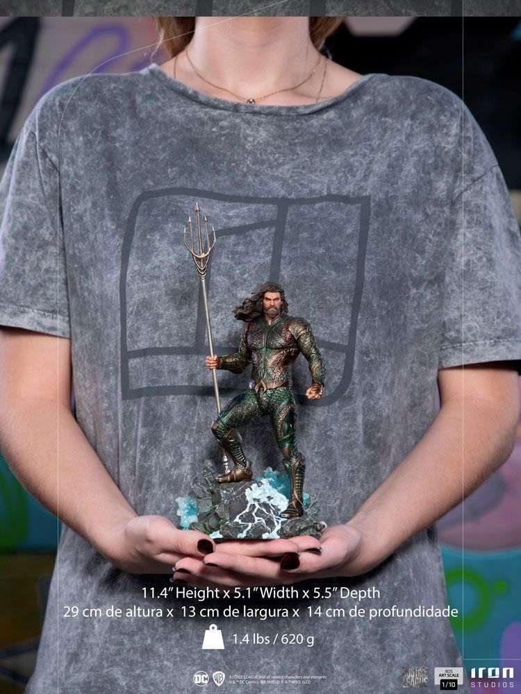 Iron Studios Iron Studios Zack Snyder's Justice League BDS Art Scale Statue 1/10 Aquaman 29 cm by LAB7 Malta, Europe