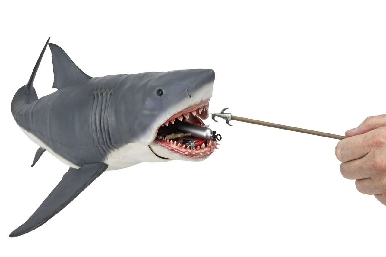 NECA Jaws 50th Anniversary 12" Action Figure – NECA Bruce Collectible by LAB7 Malta, Europe