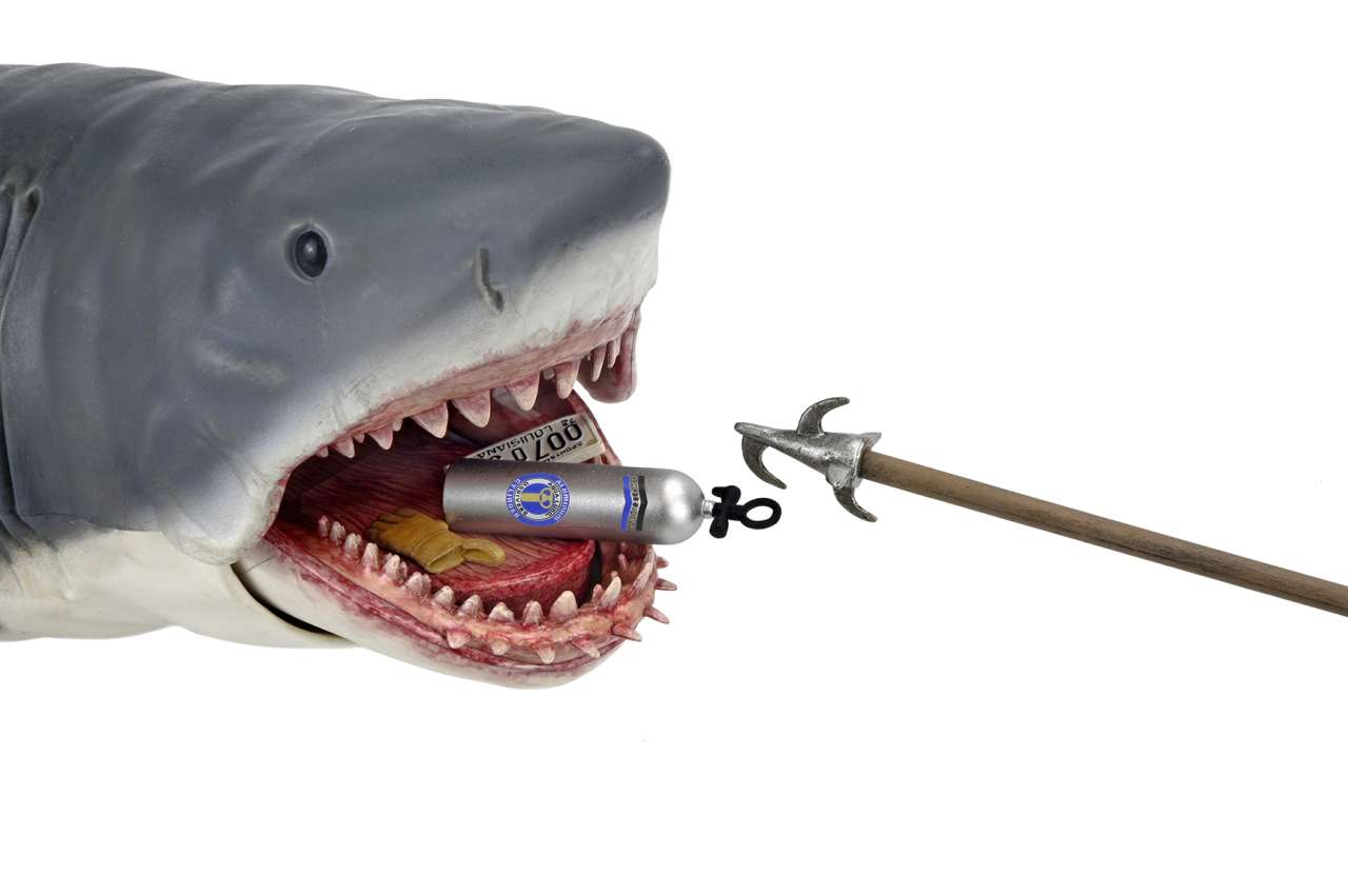 NECA Jaws 50th Anniversary 12" Action Figure – NECA Bruce Collectible by LAB7 Malta, Europe
