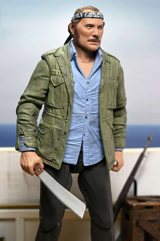 NECA Jaws 50th Anniversary Sam Quint Ultimate Action Figure – NECA by LAB7 Malta, Europe