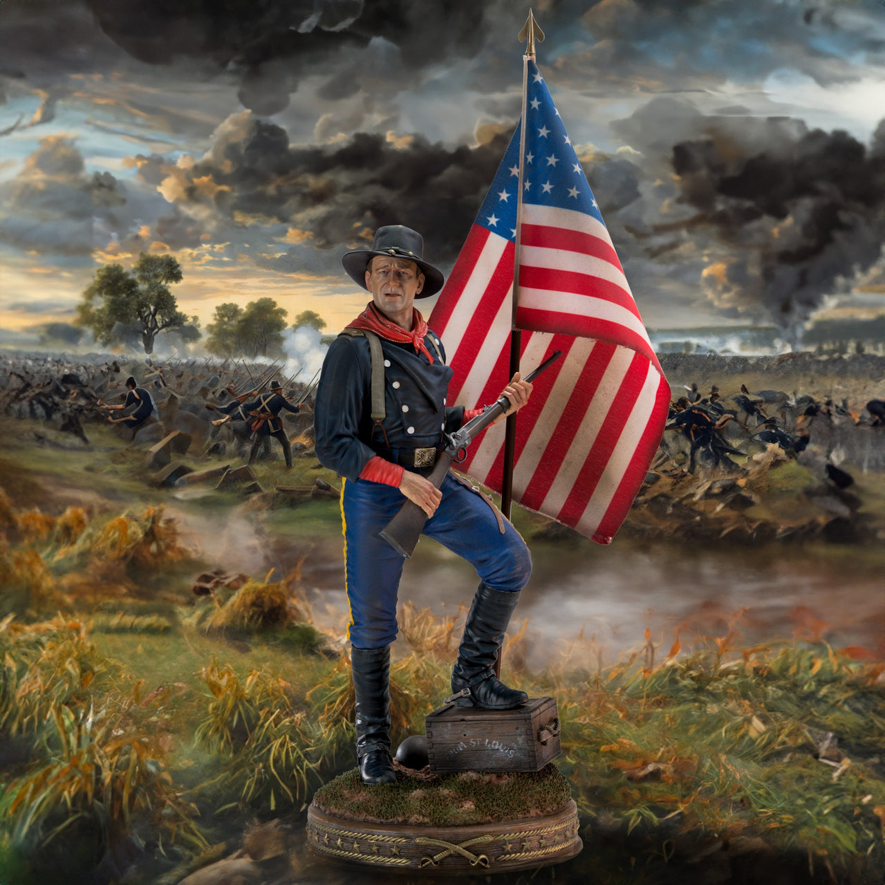 Infinite Statue John Wayne Civil War 1863 – 1/6 Scale Resin Statue