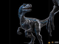 Iron Studios Jurassic World Dominion Deluxe Art Scale Statue 1/10 Blue & Beta by LAB7 Malta, Europe