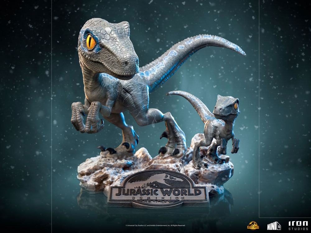 Iron Studios Jurassic World Dominion Mini Co. PVC Figure Blue and Beta 13 cm by LAB7 Malta, Europe