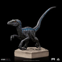 Iron Studios Jurassic World Icons Statue Velociraptor Blue 9 cm by LAB7 Malta, Europe