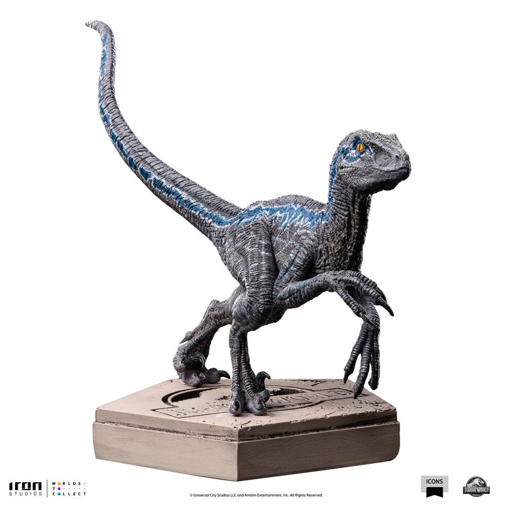 Iron Studios Jurassic World Icons Statue Velociraptor Blue 9 cm by LAB7 Malta, Europe