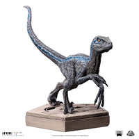 Iron Studios Jurassic World Icons Statue Velociraptor Blue 9 cm by LAB7 Malta, Europe