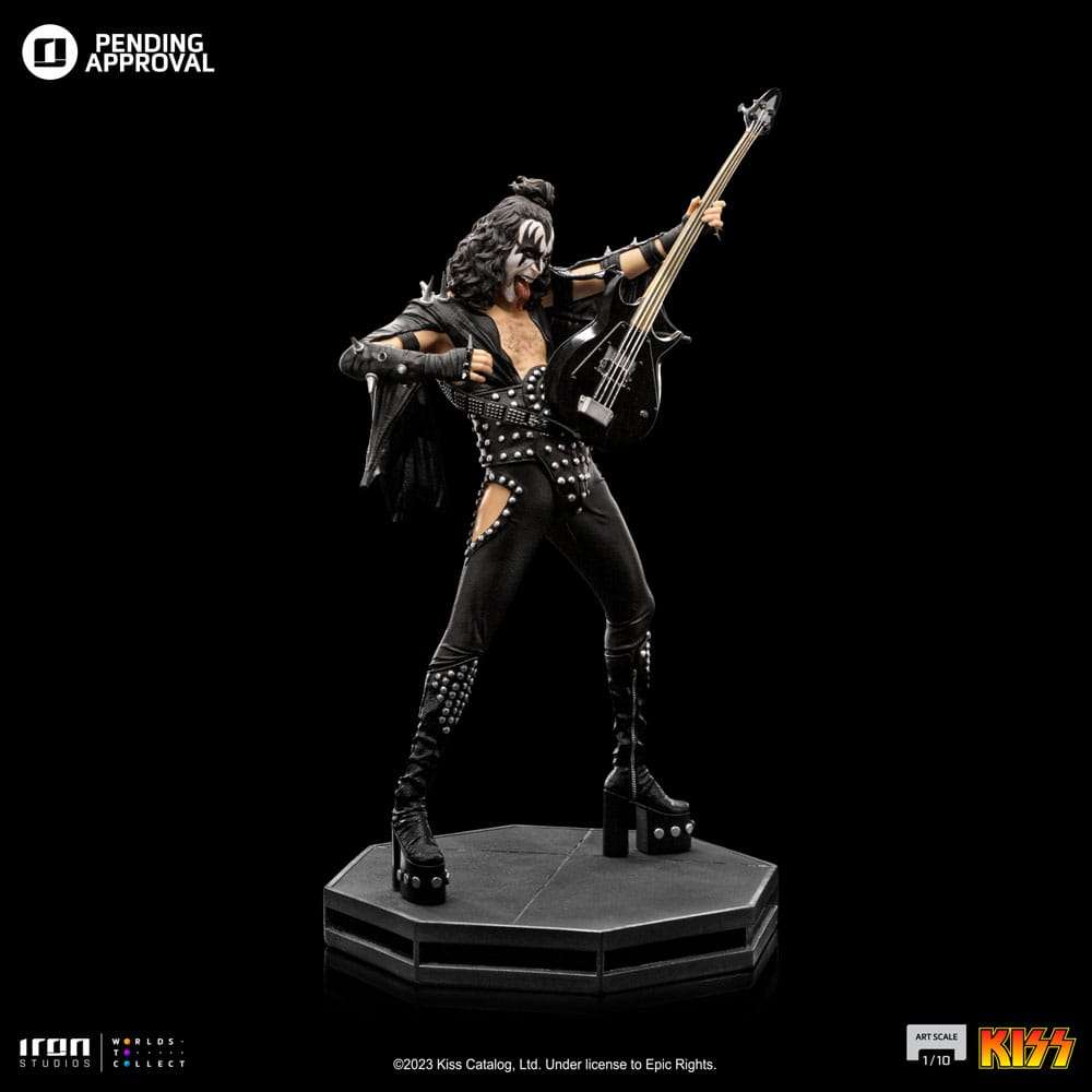 Iron Studios Kiss Art Scale Statue 1/10 Gene Simons Limited Edition 26 cm by LAB7 Malta, Europe