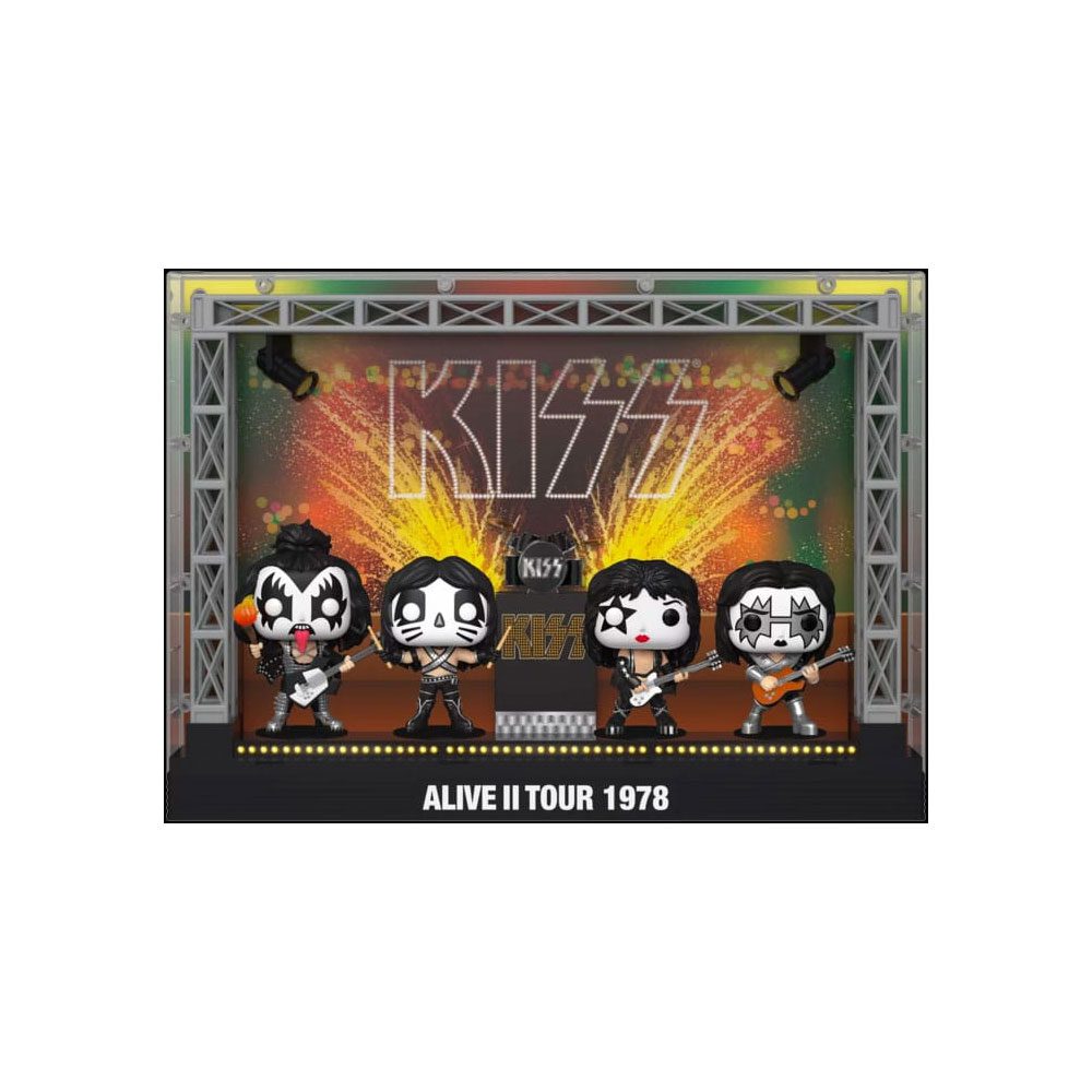 Funko Kiss POP! Moments DLX Vinyl Figure 4 - Pack Alive II 1978 Tour 9 cm by LAB7 Malta, Europe