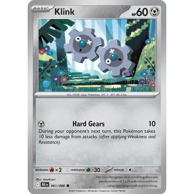 Pokemon Klink (061/086) (SV: Black Bolt) by LAB7 Malta, Europe