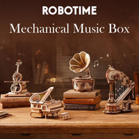 LAB7 Diva Gramophone Music Box Wooden 3D Puzzle AMK82 by LAB7 Malta, Europe