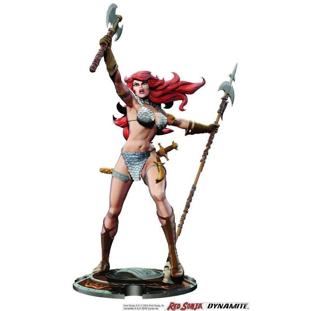 LAB7 Dynamite Entertainment Red Sonja Statue 45th Anniversary by Frank Thorne 32 cm by LAB7 Malta, Europe