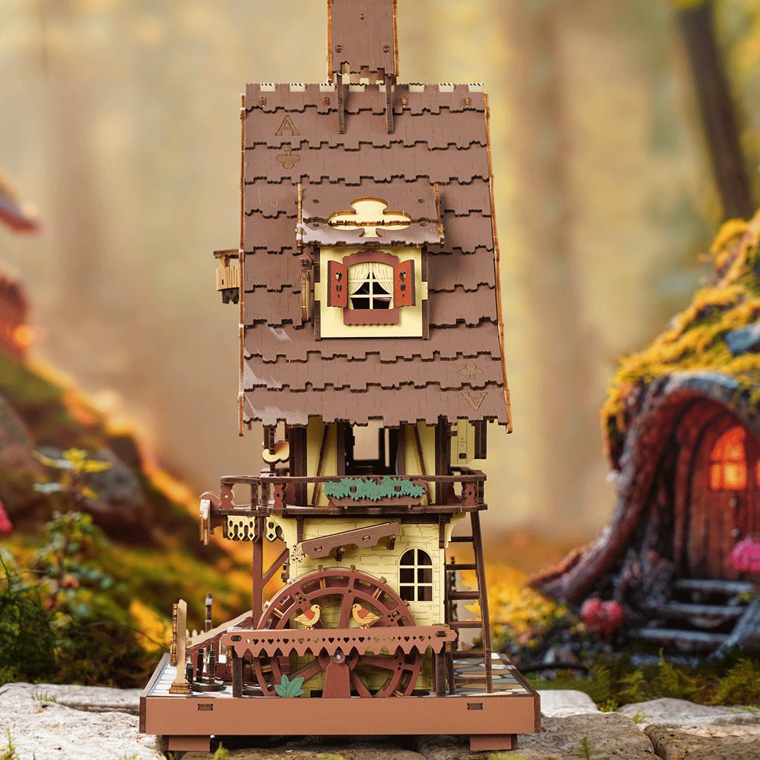 LAB7 ROKR Cuckoo Clock Mechanical 3D Wooden Puzzle LC901C by LAB7 Malta, Europe