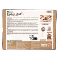 LAB7 ROKR Cuckoo Clock Mechanical 3D Wooden Puzzle LC901C by LAB7 Malta, Europe