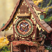 LAB7 ROKR Cuckoo Clock Mechanical 3D Wooden Puzzle LC901C by LAB7 Malta, Europe