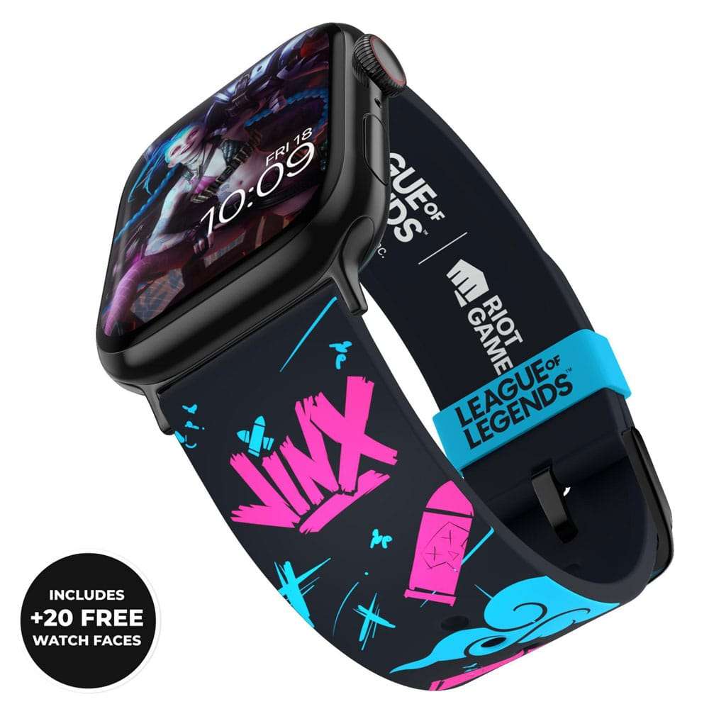 Moby Fox League of Legends Smartwatch - Wristband Jinx Graffiti by LAB7 Malta, Europe