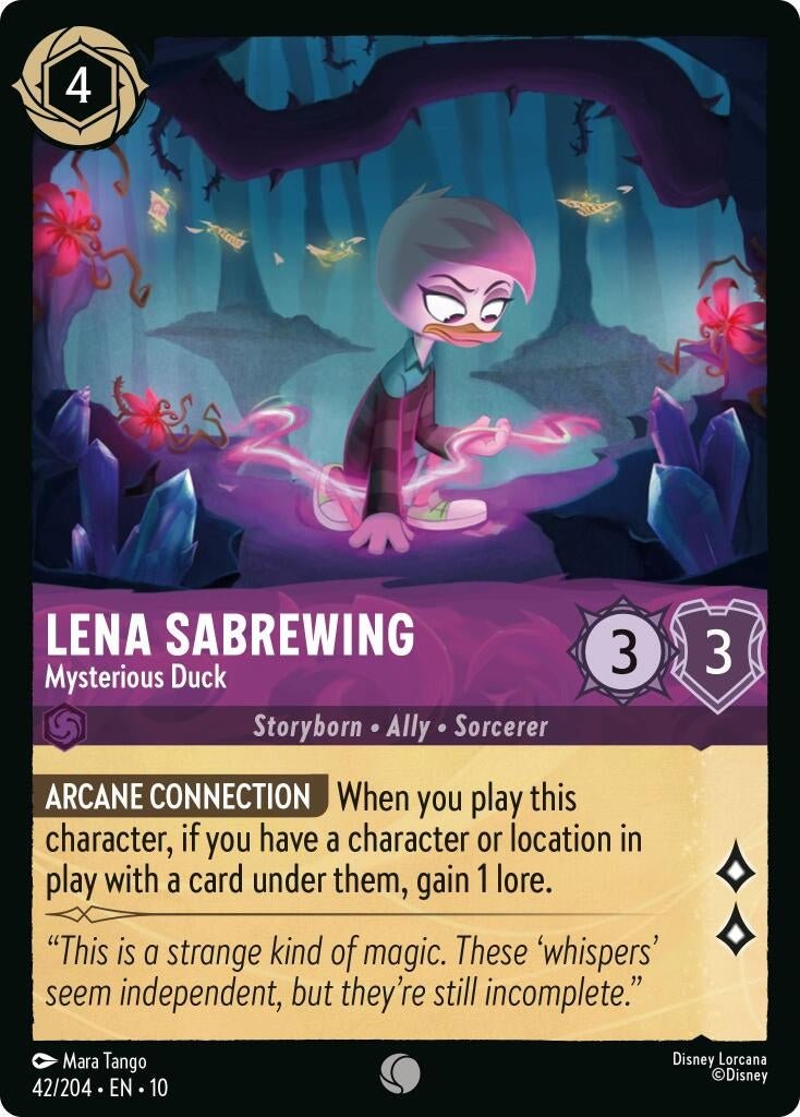 Ravensburger Lena Sabrewing - Mysterious Duck (42/204) (Whispers in the Well) by LAB7 Malta, Europe