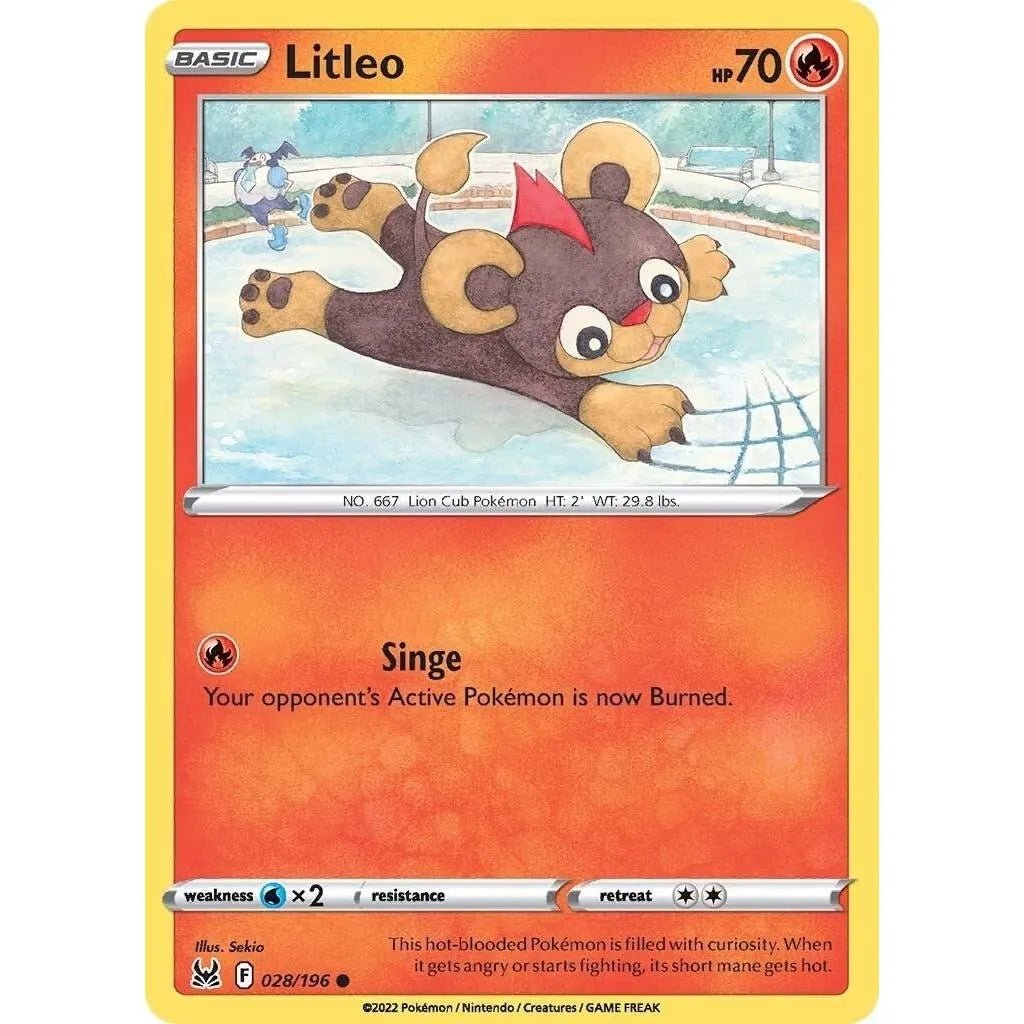 Litleo (028/196) (SWSH11: Lost Origin) in Malta | LAB7
