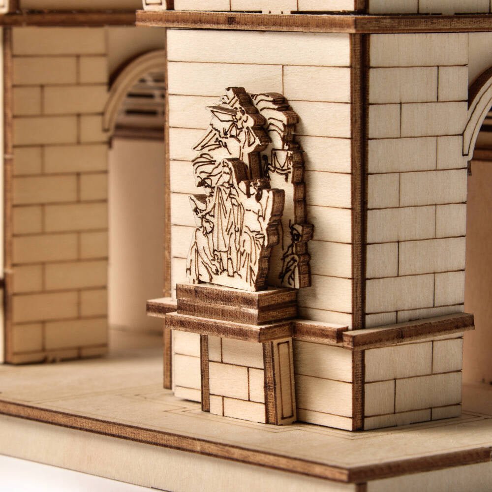 Little Story Arc de Triomphe 3D Wooden Puzzle Model by LAB7 Malta, Europe