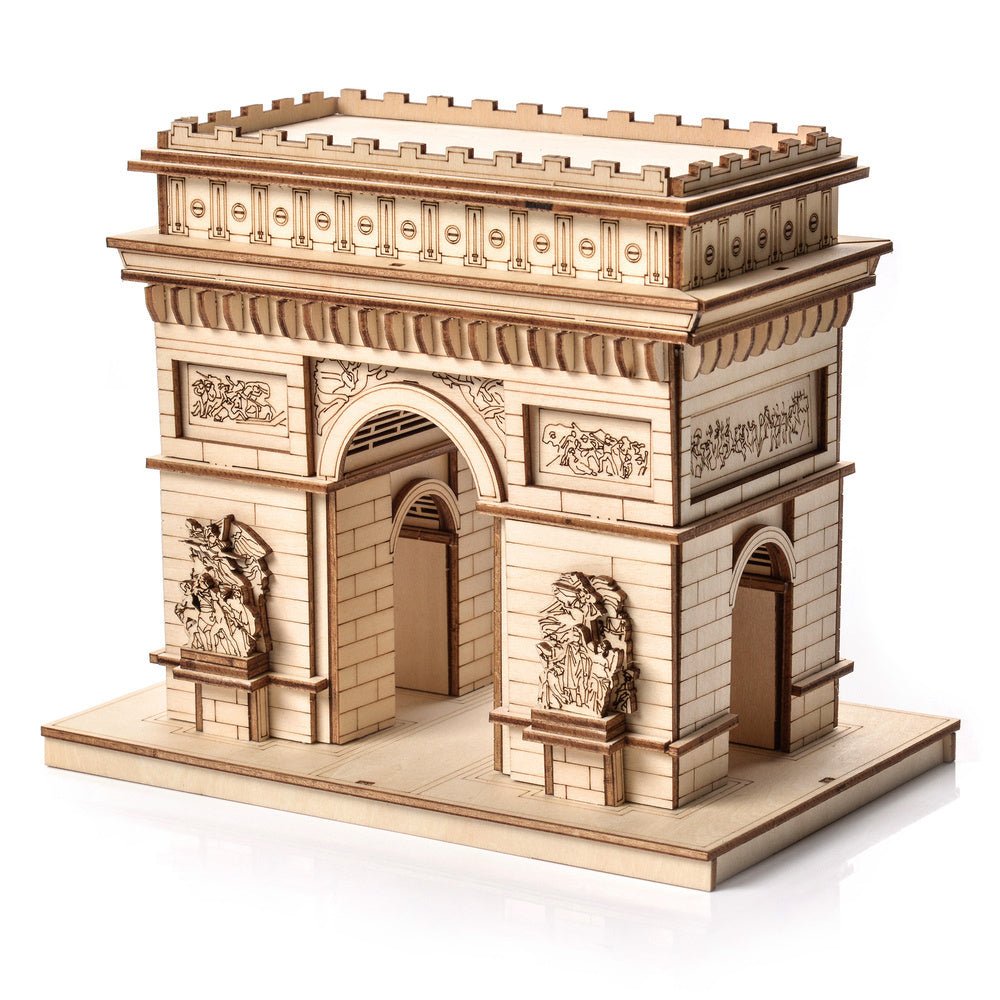 Little Story Arc de Triomphe 3D Wooden Puzzle Model by LAB7 Malta, Europe