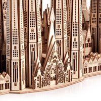 Little Story Sagrada Familia 3D Wooden Puzzle Model by LAB7 Malta, Europe