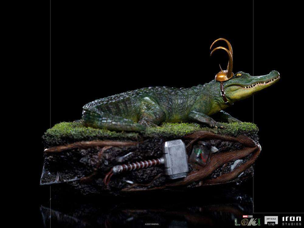 Iron Studios Loki Art Scale Statue 1/10 Alligator 15cm by LAB7 Malta, Europe