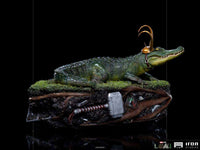 Iron Studios Loki Art Scale Statue 1/10 Alligator 15cm by LAB7 Malta, Europe