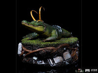 Iron Studios Loki Art Scale Statue 1/10 Alligator 15cm by LAB7 Malta, Europe