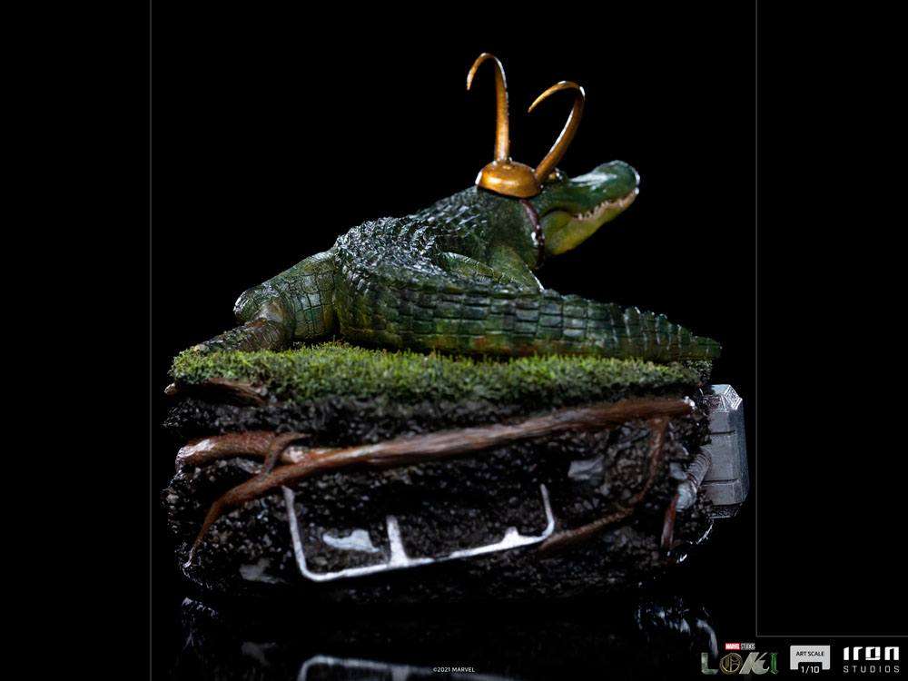 Iron Studios Loki Art Scale Statue 1/10 Alligator 15cm by LAB7 Malta, Europe