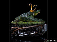 Iron Studios Loki Art Scale Statue 1/10 Alligator 15cm by LAB7 Malta, Europe