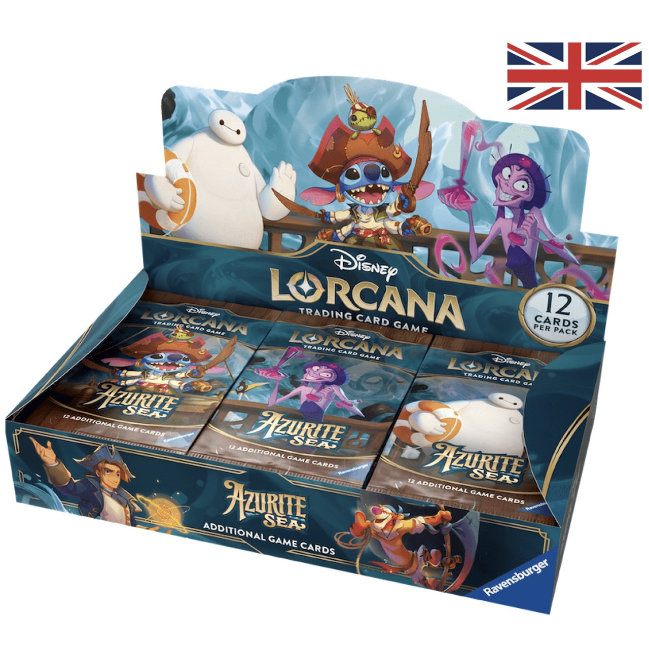 Ravensburger Lorcana - Azurite Sea Booster Box Chapter 6 by LAB7 Malta, Europe