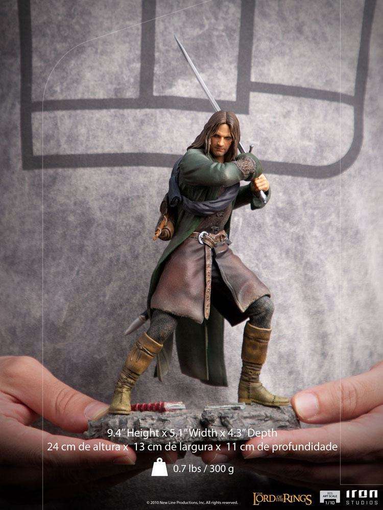 Iron Studios Lord Of The Rings BDS Art Scale Statue 1/10 Aragorn 24 cm by LAB7 Malta, Europe