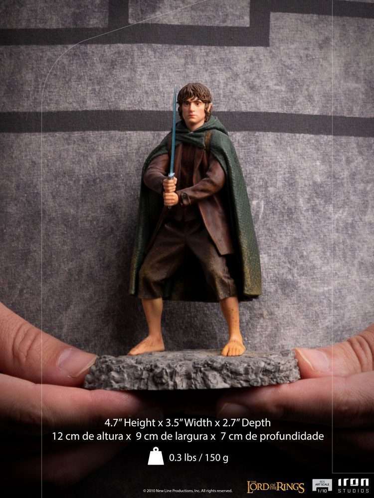 Iron Studios Lord Of The Rings BDS Art Scale Statue 1/10 Frodo 12 cm by LAB7 Malta, Europe