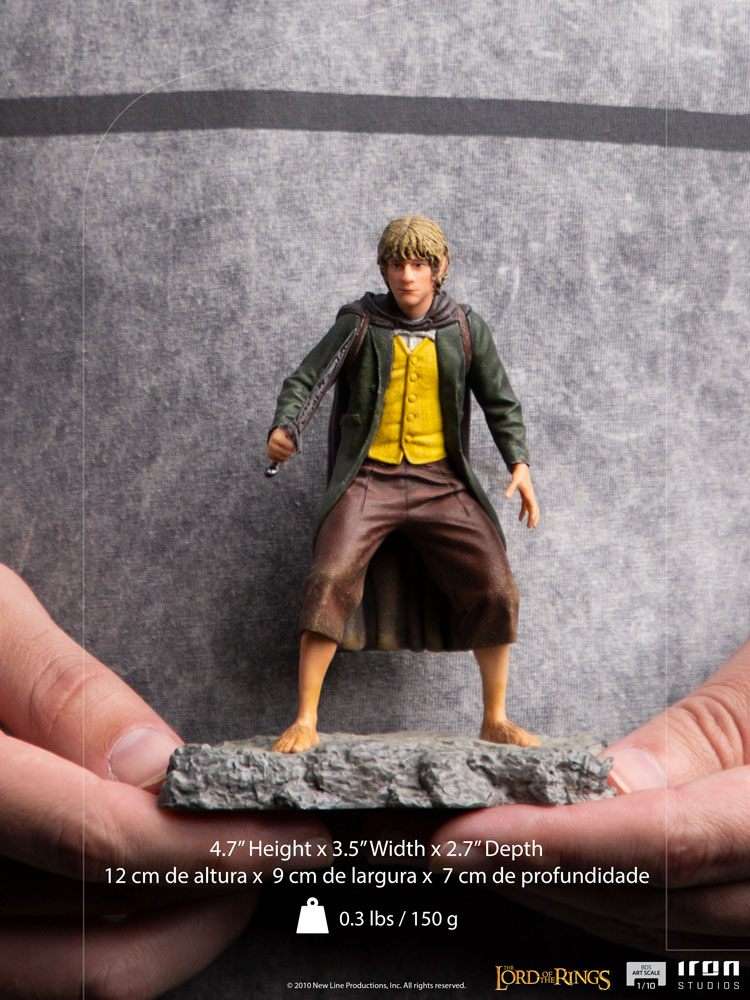 Iron Studios Lord Of The Rings BDS Art Scale Statue 1/10 Merry 12 cm by LAB7 Malta, Europe