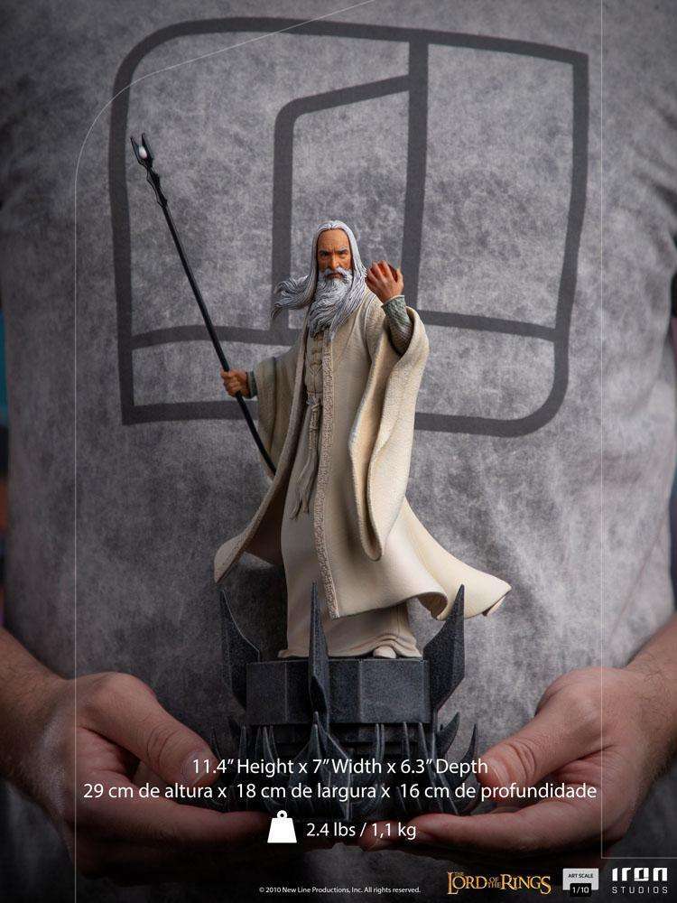 Iron Studios Lord Of The Rings BDS Art Scale Statue 1/10 Saruman 29 cm by LAB7 Malta, Europe