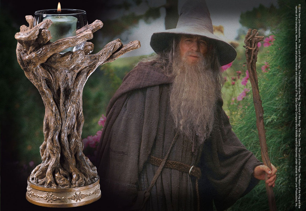 Noble Collection Lord of the Rings Candle Holder Gandalf the Grey 23 cm by LAB7 Malta, Europe