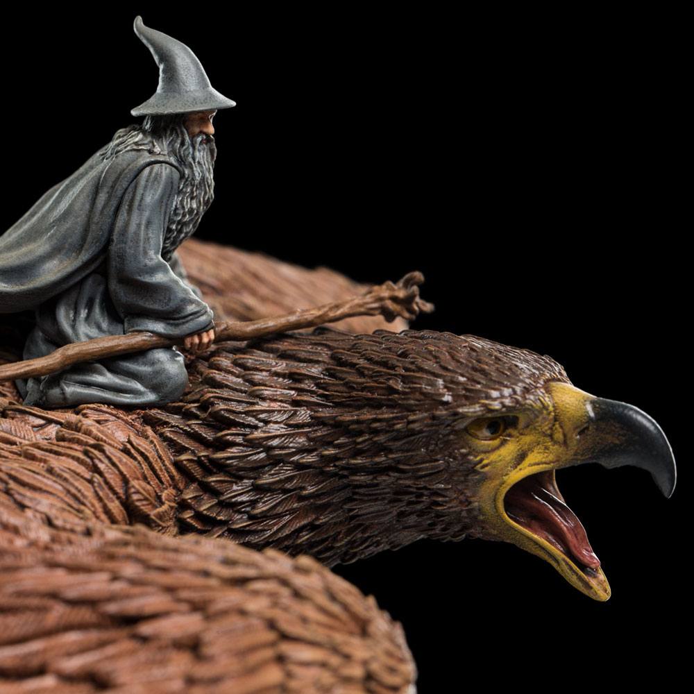 WETA Workshop Lord of the Rings Gandalf on Gwaihir Statue 15cm by LAB7 Malta, Europe