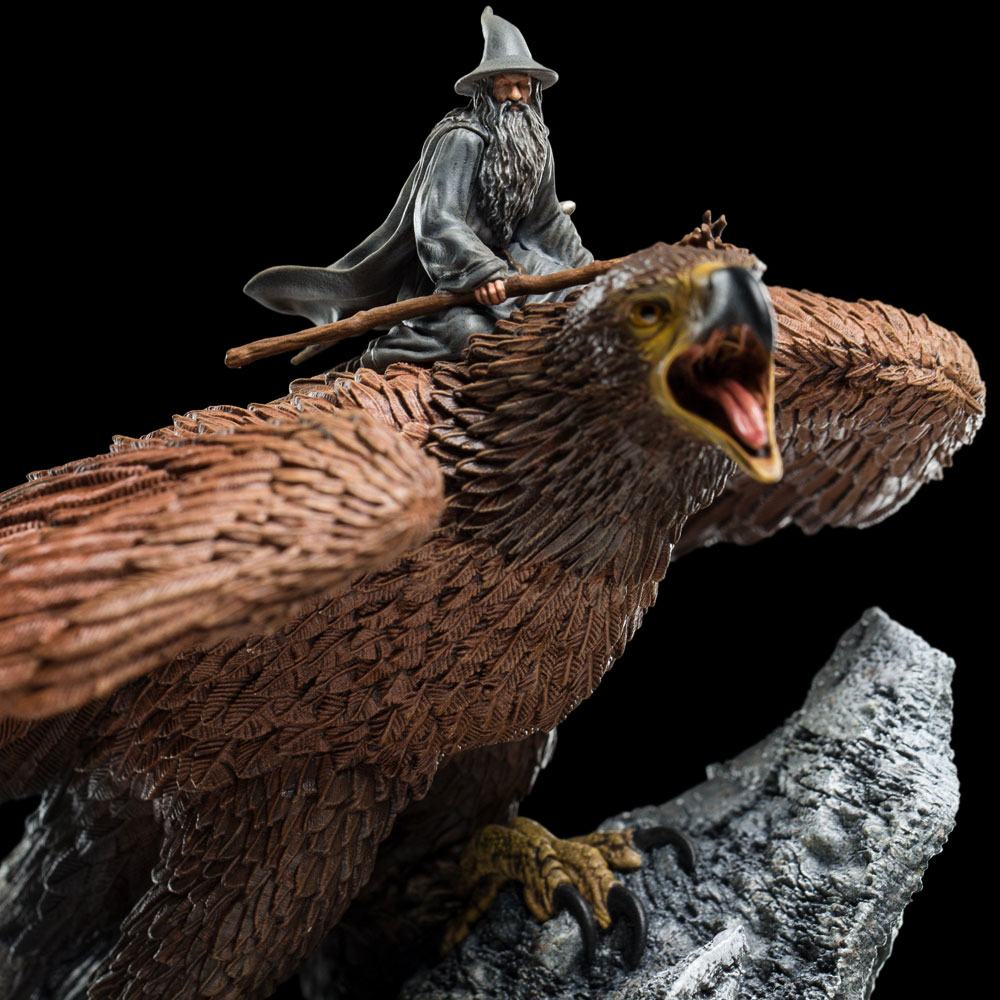 WETA Workshop Lord of the Rings Gandalf on Gwaihir Statue 15cm by LAB7 Malta, Europe