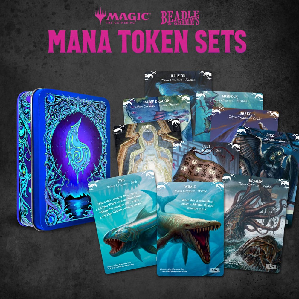 Beadle & Grimm´s Magic: The Gathering Blue Mana Dice & Token Pack by LAB7 Malta, Europe